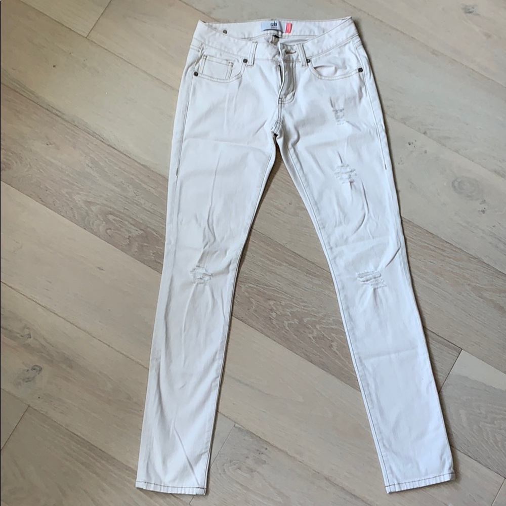 Cabi white jeans